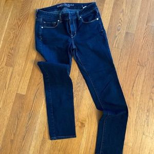 American Eagle Outfitters Women Jeans Size 10 Long, Skinny Super Stretch